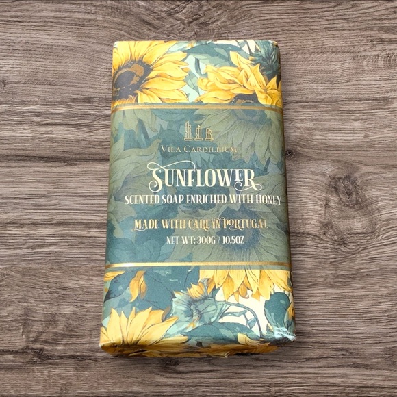 Vila Cardillium Sunflower And Honey Soap New 10.5 oz Made In Portugal - Picture 2 of 4